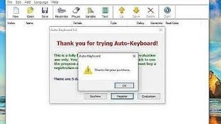 How to Register Auto keyboard 9.0 for free in PC | codes in Desc!