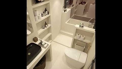 Thiết kế và sắp xếp nội thất nhà tắm hot nhất năm 2021