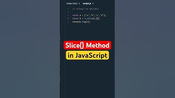 #18 JavaScript Interview Question | Mastering the Slice Method #Shorts #JavaScript