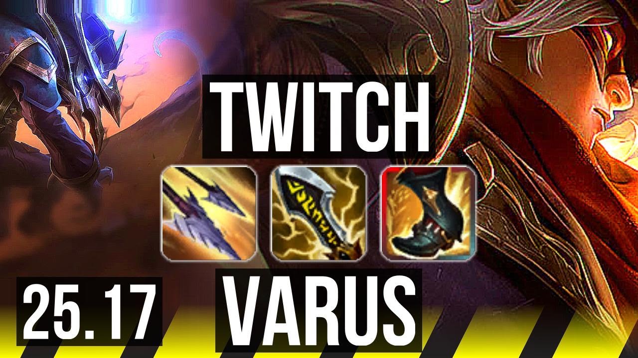 TWITCH & Pyke vs VARUS & Soraka (ADC) | Dominating | EUNE Master | 25.17