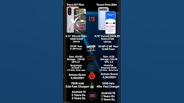 Tecno Pova Slim vs Poco M7 Plus.. #tecnopovaslim #pocom7plus #tecno #poco #newphone
