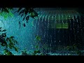 HELP YOU FALL ASLEEP In 2 Minutes With Heavy Rainforest & Thunder Sounds At Night | Relaxing Sounds