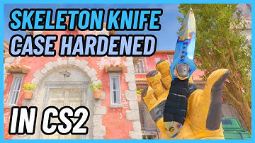 ★ CS2 Skeleton Knife Case Hardened | CS2 Knife In-Game Showcase [4K]