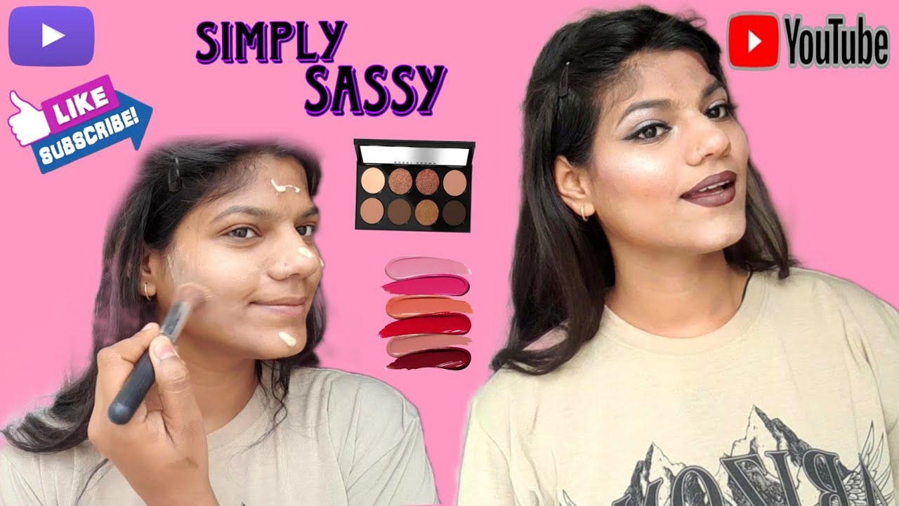 simple makeup lookEasy to make that looksaffordable products makeupbrown Smokey eyes सिंपल