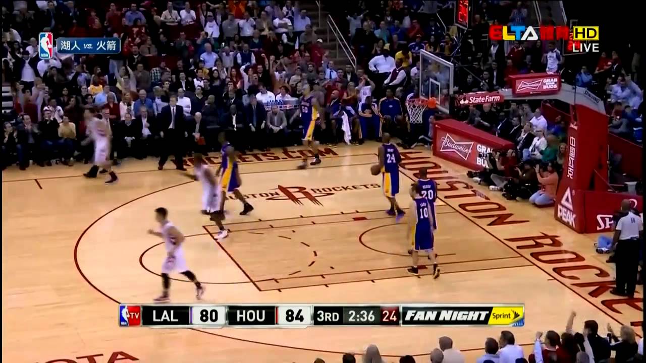 James Harden 31 points 9 assists (facial dunk on Sacre) vs LA Lakers full highlights 01/08/2013 HD