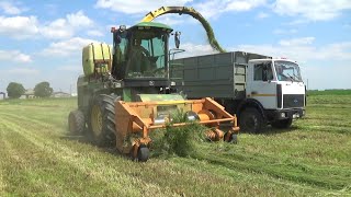 Массовая Уборка Сенажа В Гиганте: Claas Jaguar 870/John Deere 6750/Маз 5551/Маз 6501/Мтз 82/Мтз 1221