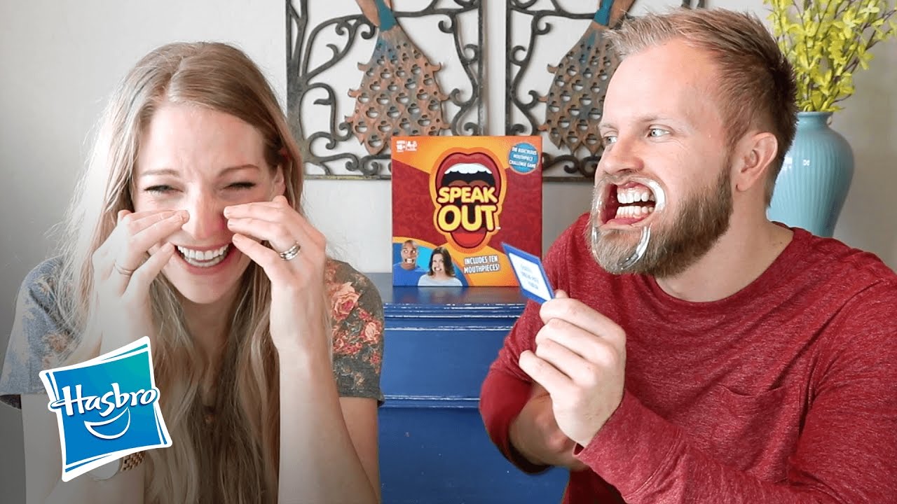 Epoddle & His Wife Amy Play the 'Speak Out' Game CHALLENGE! (AD) - Hasbro  Gaming - YouTube