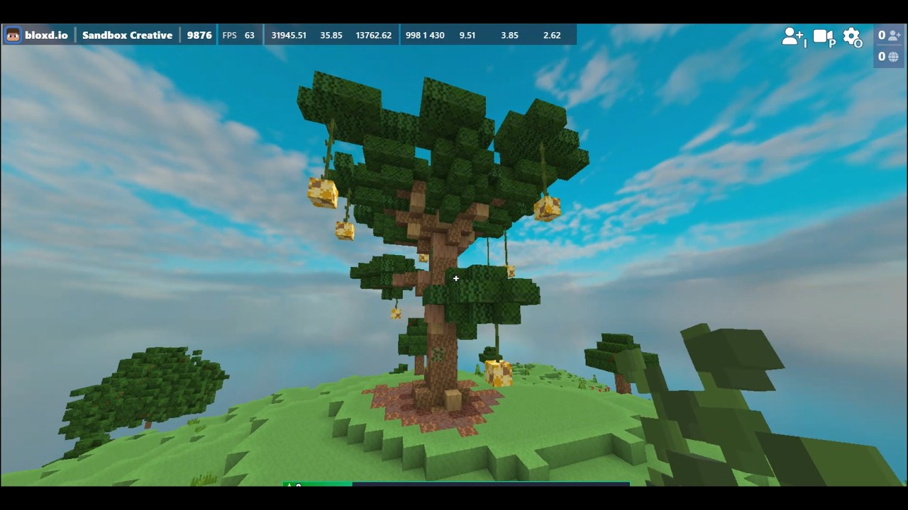 How to Build a Custom Tree in Bloxd io! - YouTube