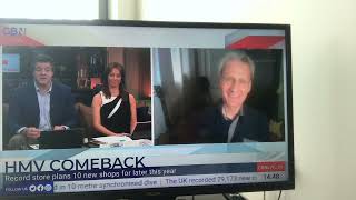 Gb News - Comment Retail Therapy - Hmv To Open New Shops In Uk. 26.7.21