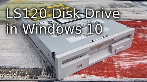 Installing a LS120 disk drive in my Windows 10 computer