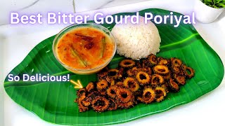 pavaikai poriyal / bitter gourd recipe in tamil #pavakkai #poriyal #pavakkaiporiyal screenshot 1