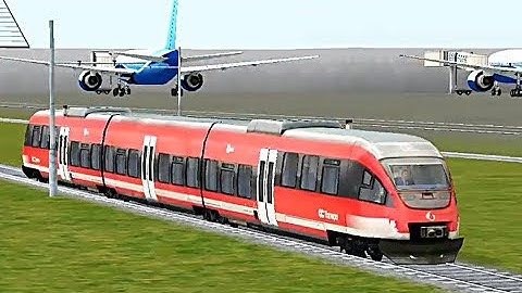 Train Sim - Airport Using Bombardier Talent - Simulasi Kereta Api