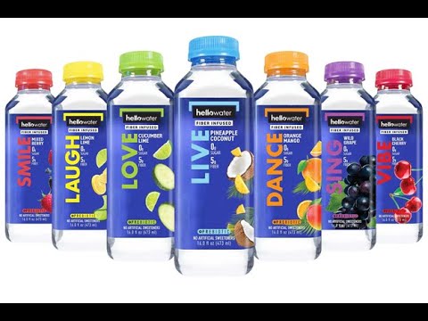 hellowater® – Prebiotic Fiber Infused Flavored Water - video from Hellowater