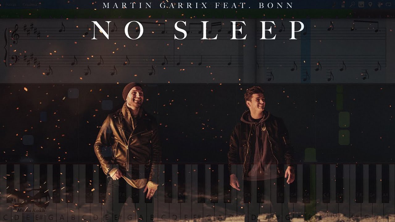 Martin Garrix feat. Bonn - No Sleep [Piano Tutorial | Sheets | MIDI] Synthesia