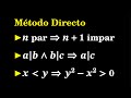Lógica Matemática: Cómo Aplicar el Método de Demostración Directa 📐