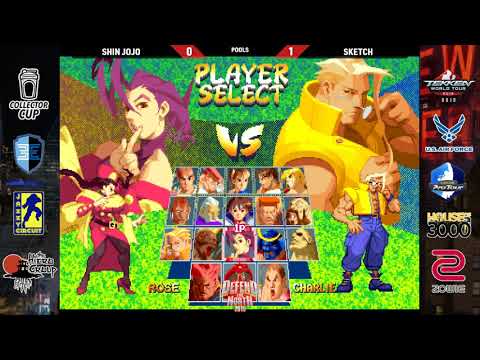 Street Fighter Alpha 2 - Shin Jojo (Rose) vs. Sketch (Charlie) @ Defend the North 2019