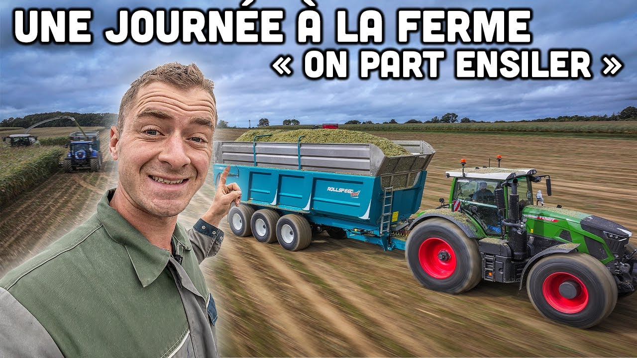 MA VIE À LA FERME : ENSILAGE CHEZ PY / LUSTRAGE DU TRACTEUR / ÉLEVAGE