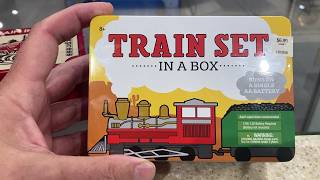 Only $7 00! 2018 Hobby Lobby Toy Train in Box at Menards (M Gauge) #toytrain #toytrainvideos