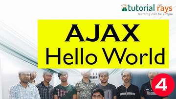4. Ajax Hello World | Ajax Simple Program | Ajax Tutorial | Ajax Training|Tutorial Rays- By Umar Sir