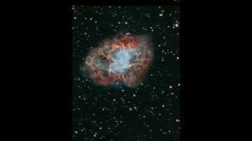 zooming into crab nebula