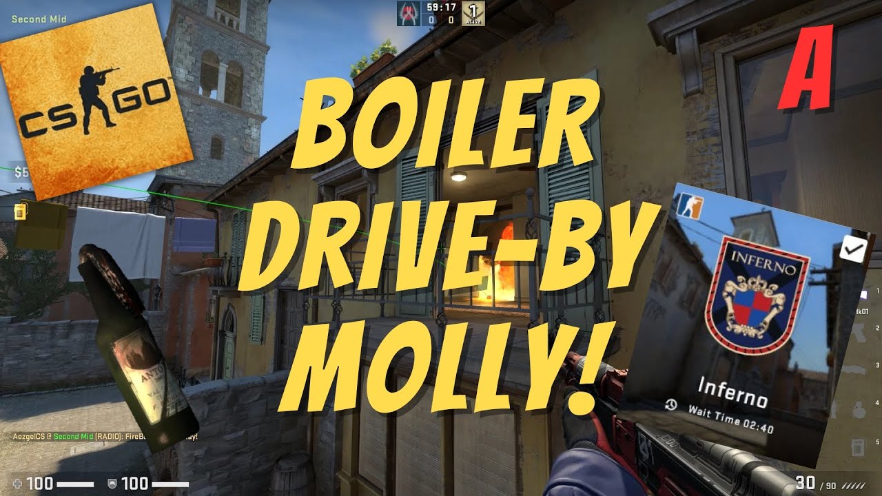 This Drive-By Molotov on Inferno will deny the CTs Entry Frag in ...