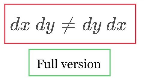 Fubini Counterexample (full version)