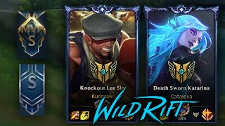 LEE SIN & KATARINA MAIN 3 MINUTES ACE | THE BEST DUO? - WILD RIFT