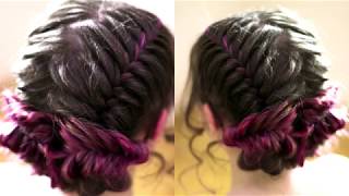 Низкие пучки ПРОЧНАЯ ПРИЧЁСКА из кос Рыбий хвост Hairstyle tutorial Низкие пучки ПРОЧНАЯ ПРИЧЁСКА из кос Рыбий хвост Hairstyle tutorial