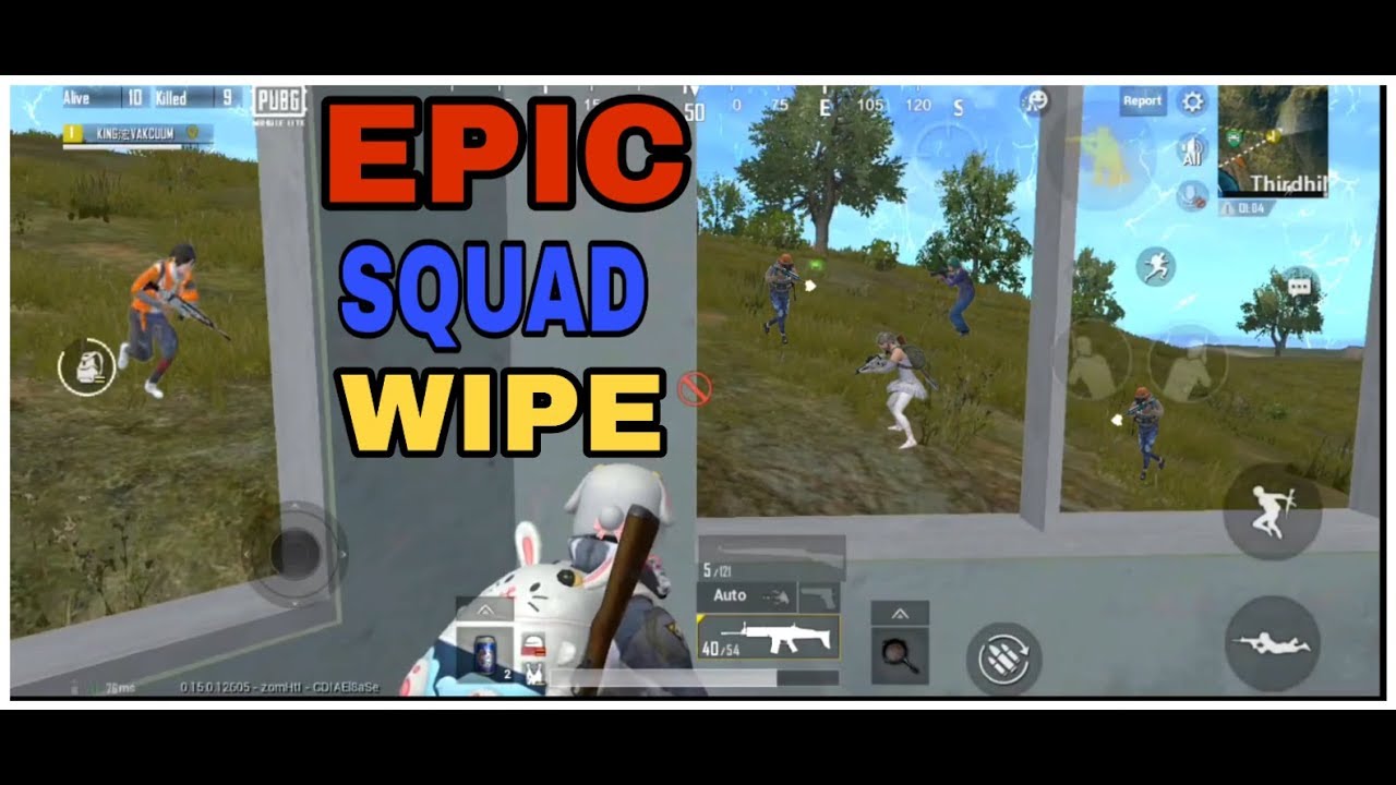 EPIC SQUAD WIPE | PUBG MOBILE LITE SOLO VS SQUAD GAMEPLAY | VAKCUUM ...