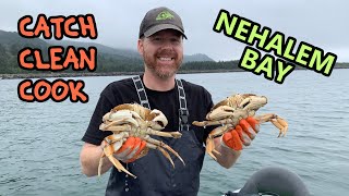 Nehalem Bay Crabbing  Catch, Clean, Cook