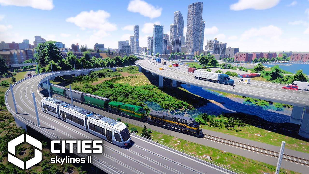 You're going to love this light rail network | Cities Skylines 2 - YouTube