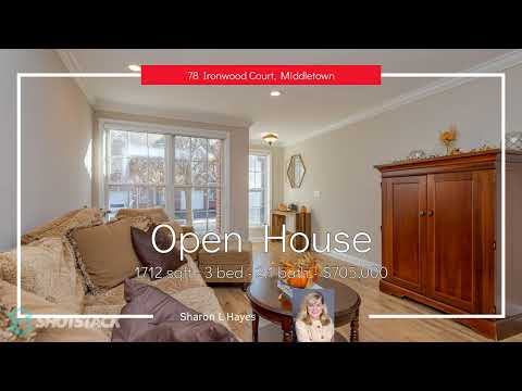 78 IRONWOOD COURT, Middletown, NJ home video tour