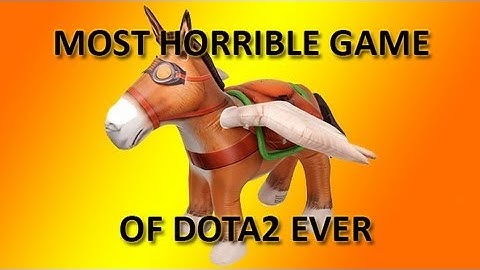 Dota2 Beginners VS Bots. WORST PRACTICE MATCH EVER