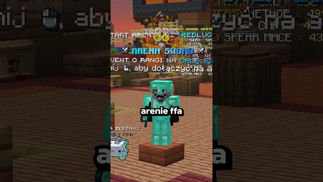 Wbijaj dzisiaj na arenę po eleganckie nagrody! (trening.gg)  #minecraft #trening #server