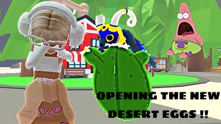 OPENING NEW DESERT EGGS !! (WE GOT A LEGENDARY!!) by iitscloudyy🩷 26 views 3 months ago 8 minutes