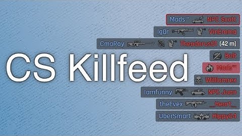 FiveM - CS Styled Killfeed