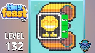 Tiny Feast Level 132: Gameplay Solution