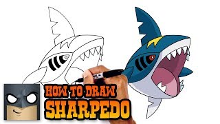 how to draw sharpedo pokemon
