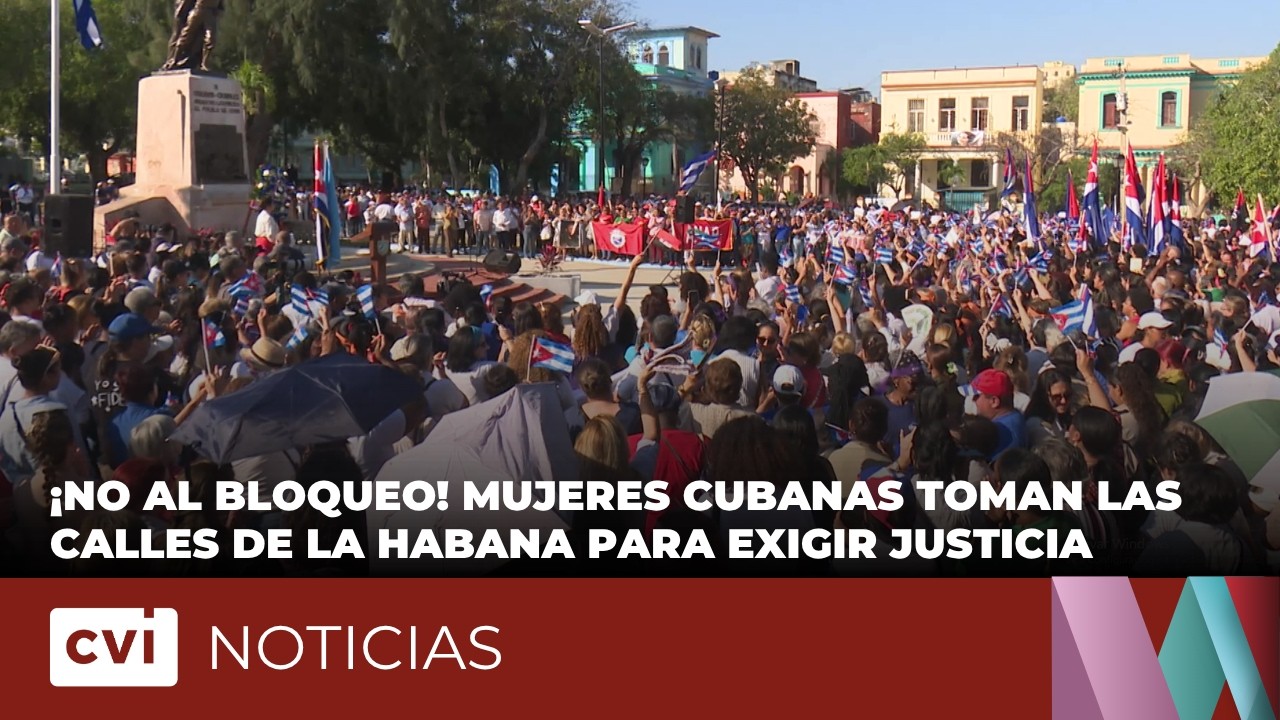 #NOALBLOQUEO: Mujeres cubanas se manifiestan en contra del bloqueo ...