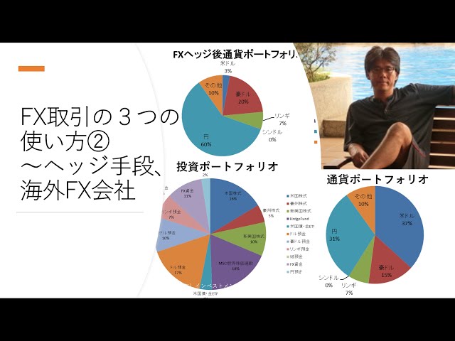 ポートフォリオのヘッジにfxを使う 諸星きぼう 自由人ダン の資産運用でお金に働いてもらい 楽しく 自由に 豊かな海外生活