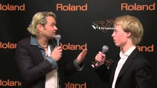 3rd Place Interview ― Lars Nijman (Netherlands) ― V-Drums World Championship 2