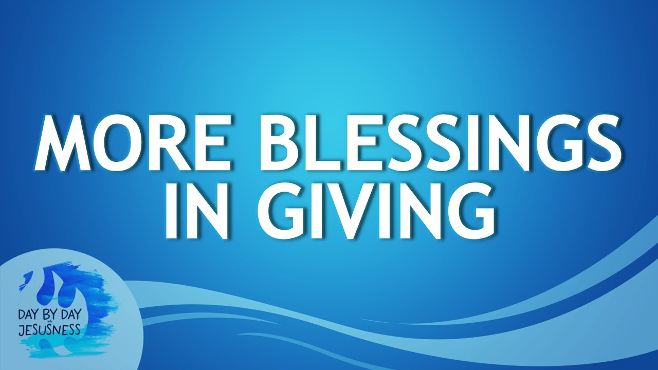 More Blessings in Giving - Ed Lapiz (2026-02-18)