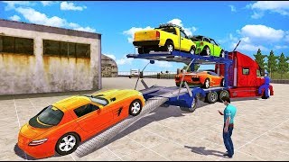 Car Transporter Trailer - Truck Driving Simulator Game 2019 - Android GamePlay screenshot 5