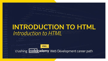 Crushing Codecademy PRO WEB DEVELOPMENT career path Challenge - Introduction to HTML