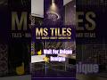 Luxury Tiles, Marble, Granite &amp; Sanitary Collection | MS TILES Showroom 🔥 #viral #shorts #trending