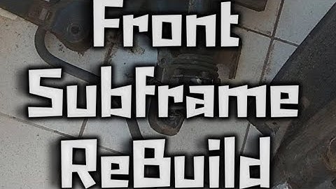 Front Subframe ReBuild. Vw Golf Mk2 GTi 2.0 16v [Abf]