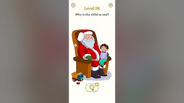 Why is the child so sad? 🎅🏻