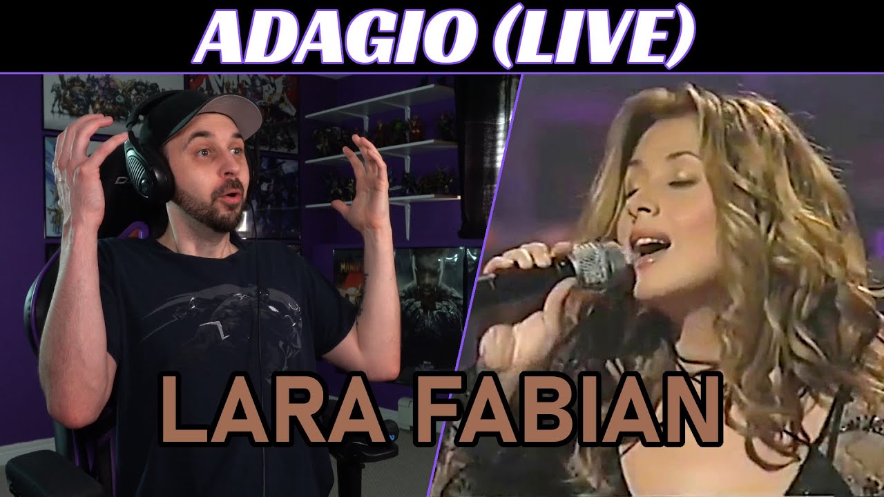 FLAWLESS! Lara Fabian REACTION - Adagio Live From Lara With Love