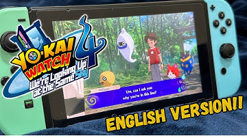 Yokai Watch 4++ English Version on the Switch!!
