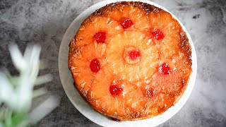 Pineapple Upside Down Cake | The Classic Pineapple Cake | Pot & Ladle